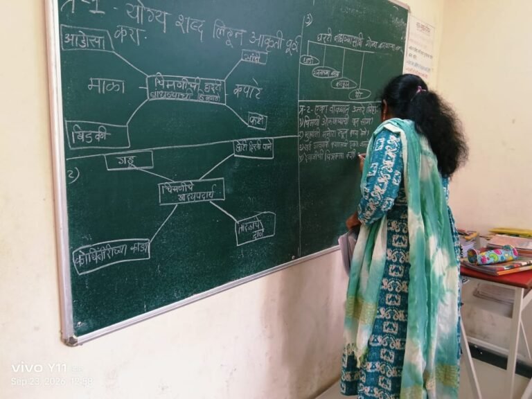 Marathi Teacher classroom